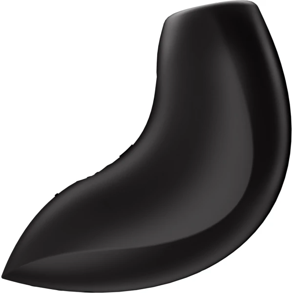 Satisfyer Magnetic Deep Pulse Silicone Rechargeable Waterproof Air Pulse Clitoral Stimulator - Black