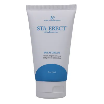 Intimate Enhancements Sta Erect with Pheromone Delay Cream for Men