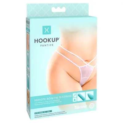Hookup Panties Remote Bow tie G string Os xl