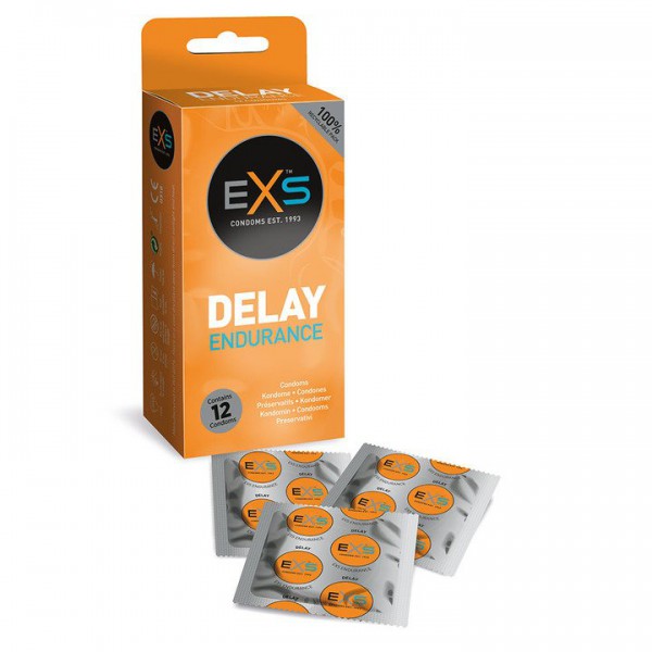 EXS Endurance Delay Condoms – 12 Pack