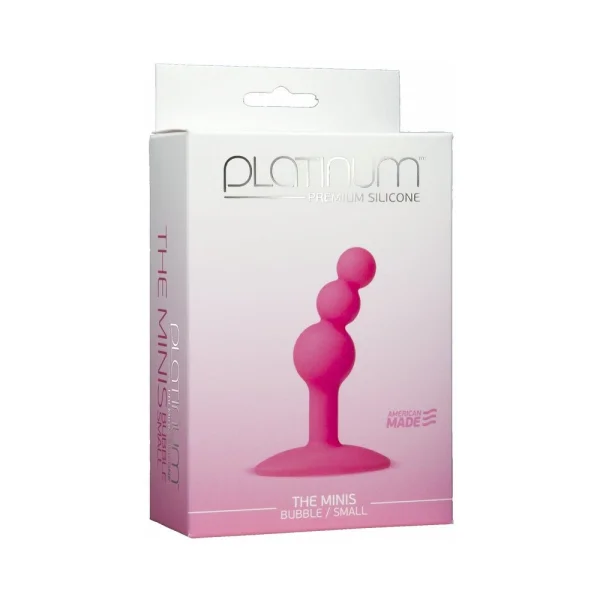 Platinum The Minis Bubble Anal Plug Small — image 4 of 6