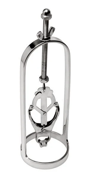 Stainless Steel Clover Clamp Nipple Stretchers Silver