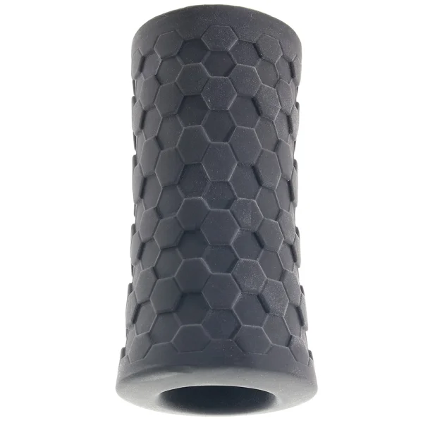 M Elite Platinum Hekx Silicone Dual End Penis Masturbator By Blush - Black