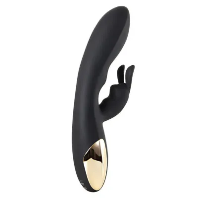 Adam Eve The Midnight Rabbit Black Vibrator with G Spot Stimulator
