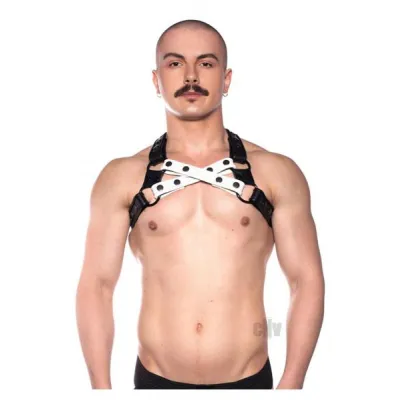 Prowler Red Cross Harness Blk wht L xl