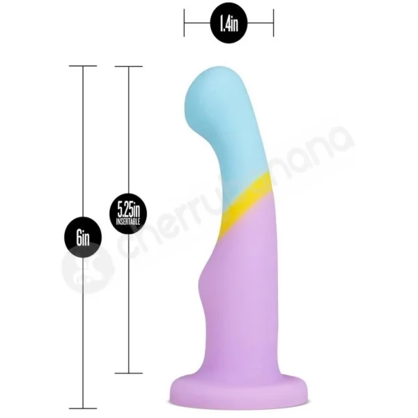 Avant D14 Heart Of Gold G-Spot & P-Spot Silicone Dildo