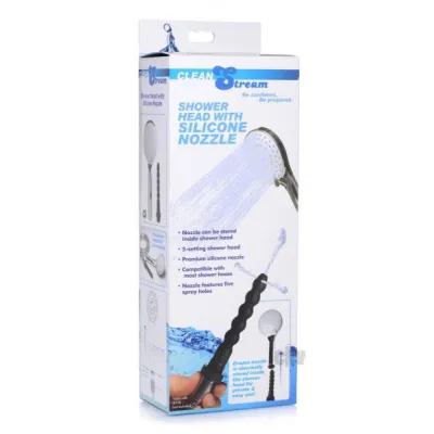 Shower Head With Silicone Enema Nozzle