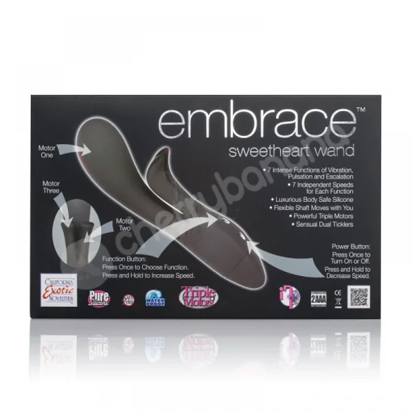 Embrace Grey Sweetheart Wand Vibrator