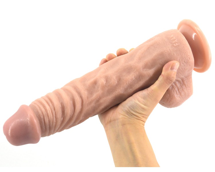 11'' Big Deep Texture Cock
