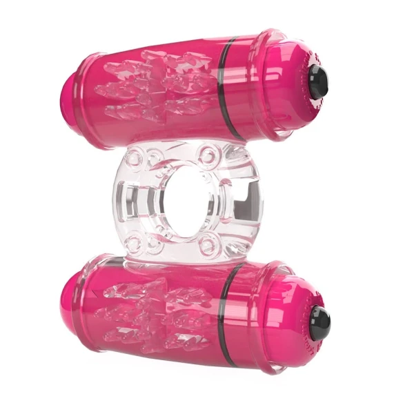 Screaming O 4T Double Wammy Vibrating Couples Cock Ring