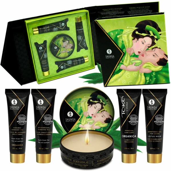 Shunga GEISHA'S SECRETS ORGANICA - Exotic Green Tea Getaway Kit
