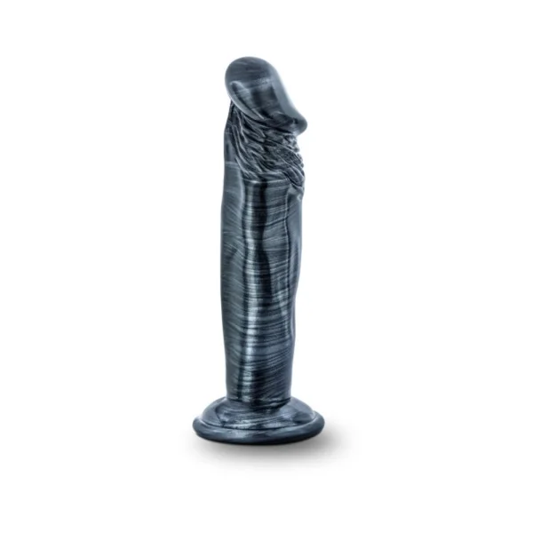 Jet - Ebony - 6in Dildo - Carbon Metallic Black — image 4 of 7