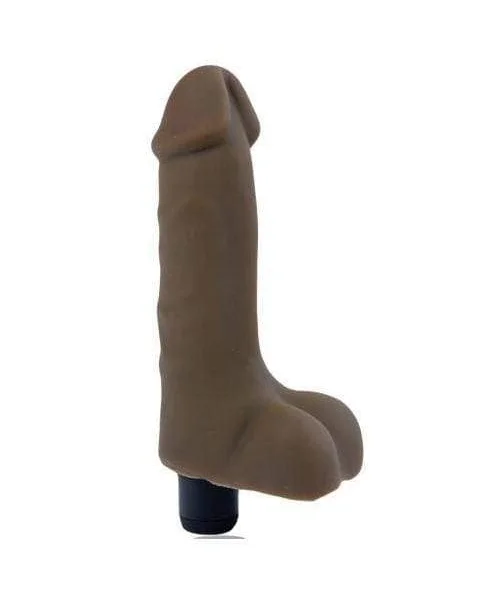X5 Plus 7" Vibrating Cock - Brown