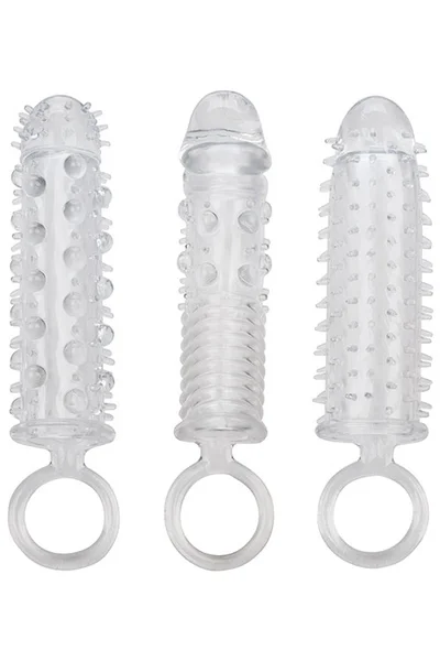 California Exotic Textured Penis Extension Sleeve Set (3-pce) — image 8 of 12