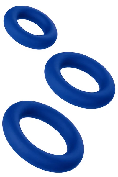 California Exotic Admiral Universal Silicone Cock Ring Set (3-pce) — image 7 of 10