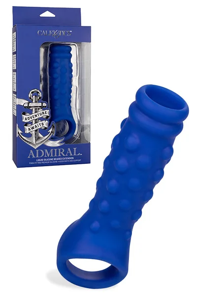 California Exotic Admiral Liquid Silicone Beaded Penis Extension — image 7 of 12