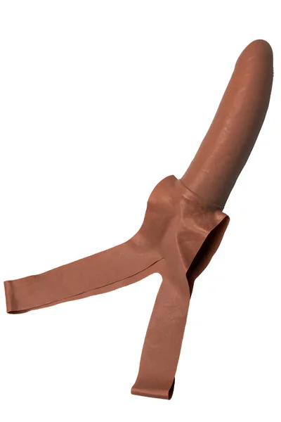 California Exotic Face 5.25" Latex Strap On — image 7 of 8