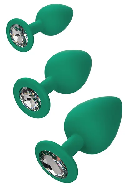 California Exotic Cheeky Gems Silicone Anal Training Kit (3 pce) — image 8 of 12