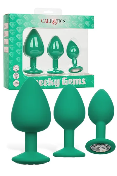 California Exotic Cheeky Gems Silicone Anal Training Kit (3 pce) — image 7 of 12