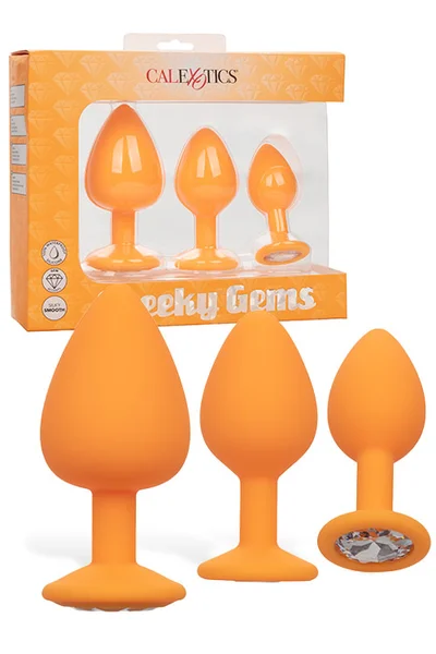 California Exotic Cheeky Gems Silicone Anal Training Kit (3 pce) — image 10 of 12