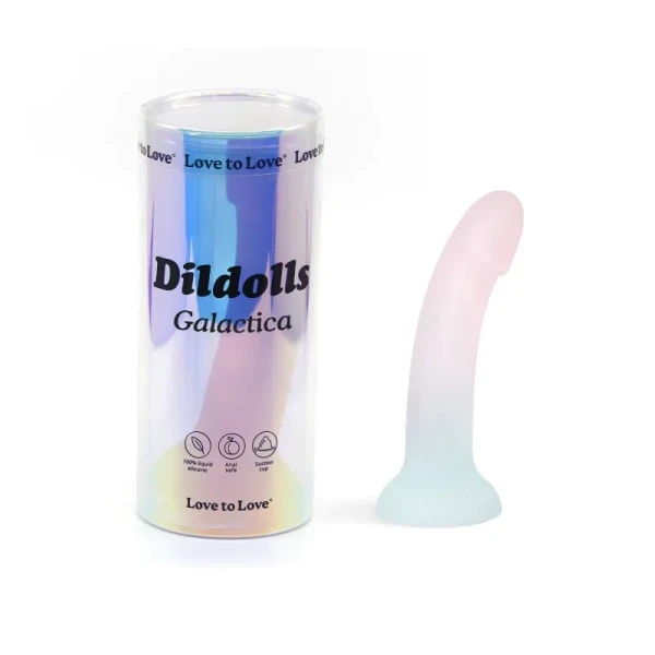 Dildolls Silicone Dildo With Suction Cup Base By Love To Love - Galactica