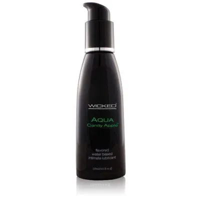 Aqua Candy Apple Flavored Water Based Lubricant 4 Oz