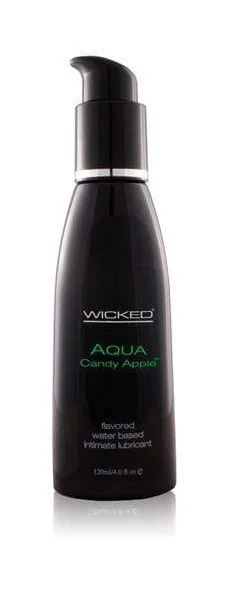 Aqua Candy Apple Flavored Water-Based Lubricant - 4 Oz.