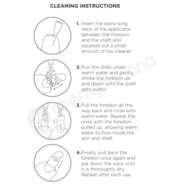 King Cock Flesh 9'' Uncut Cock