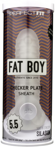 Fat Boy Checker Plate 5.5" Penis Sleeve
