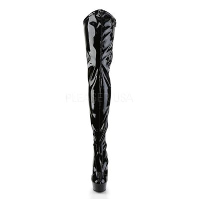 DELIGHT 4000 6 Stiletto Heel Stretch PF Crotch Boot