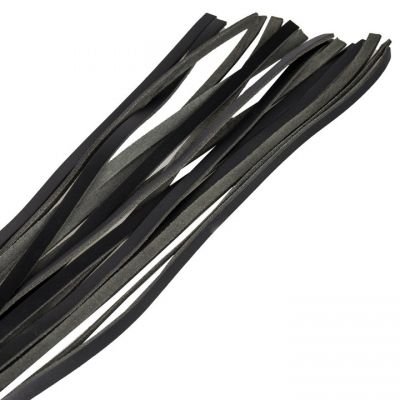 Bondara Luxe Misfit Leather Studded Flogger 28 Inch