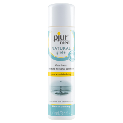 Pjur med NATURAL glide Water based Personal Lubricant 3 4 oz