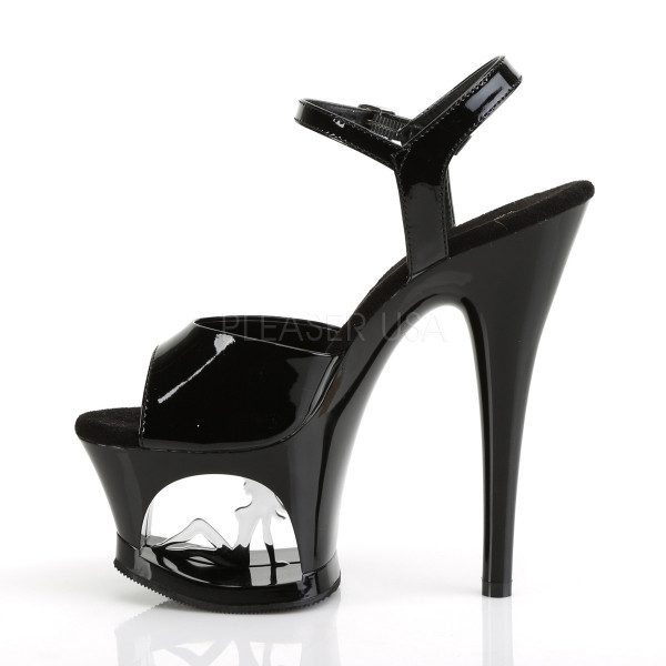 7 inches Heel, 2 3/4 inches Cut-Out PF Ankle Strap Sandal — image 7 of 25