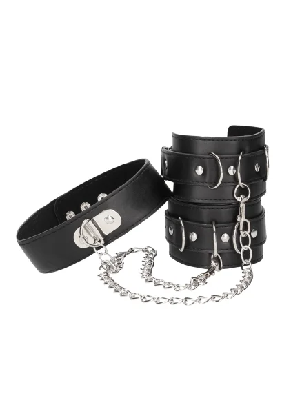 Bound to Please Red Bondage Collar