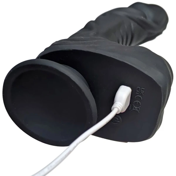 Naked Addiction Rotating, Thrusting, Vibrating 8.6" Silicone Suction Cup Dildo With Balls & Remote — image 8 of 11