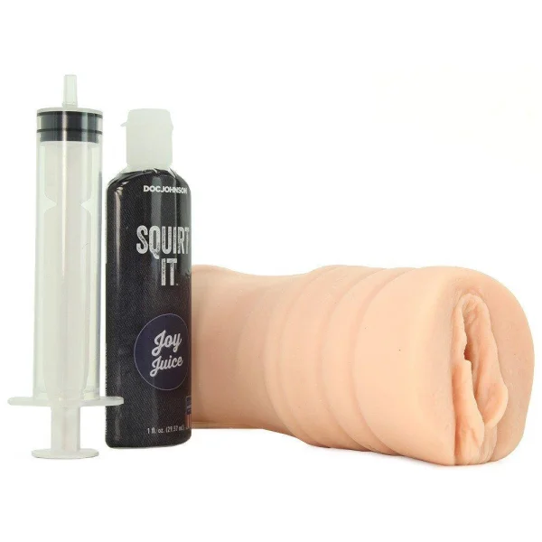 Squirt It! Squirting Pussy Masturbator with Joy Juice