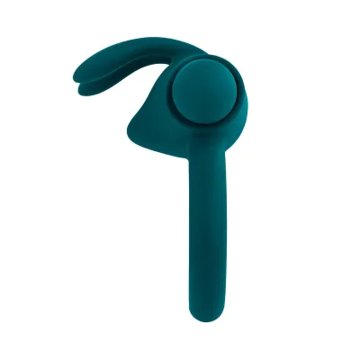 Bunny Buzzer Cock Ring Deep Teal