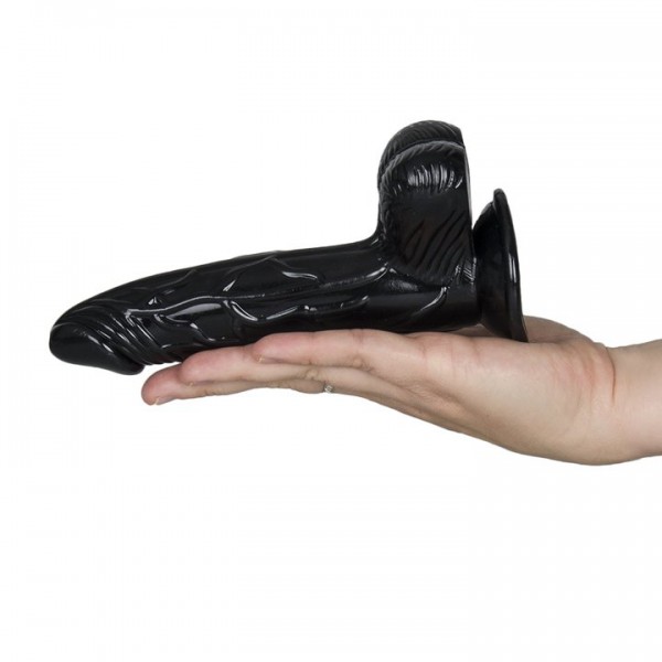 Bondara Black Suction Cup Ballsy Dildo – 6 Inch
