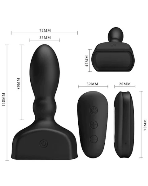 Leonardo Inflatable Anal Plug - 4.6 Inch