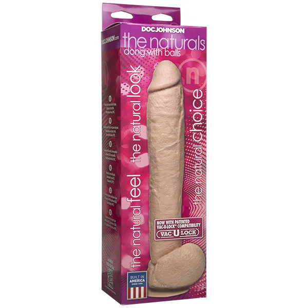 The Naturals 12 Inch Dong With Balls — image 19 of 19