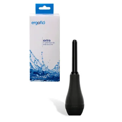 Perfect Fit Ergoflo Premium Anal Douche with 5 Tip