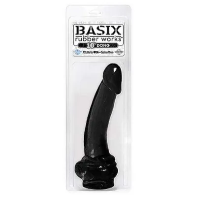 Basix Rubber Works 10 Inch Dong Black