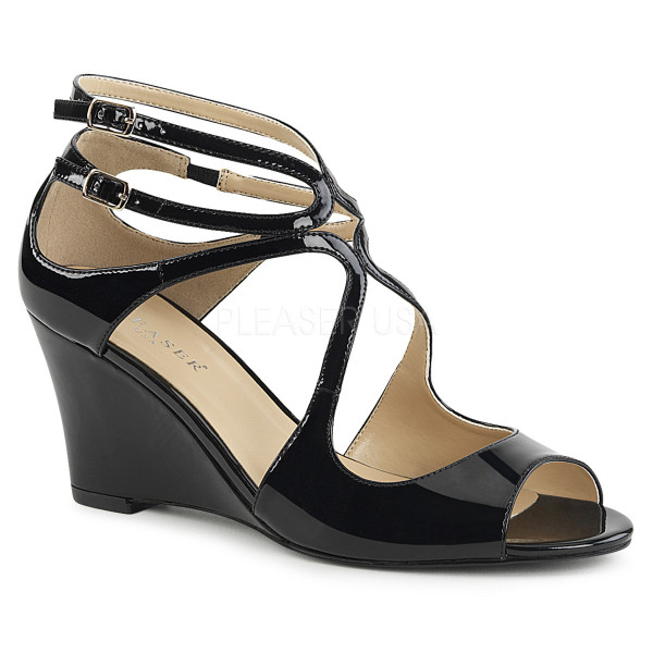 3 inches Strappy Wedge Sandal W/ Cutout Detail — image 13 of 16