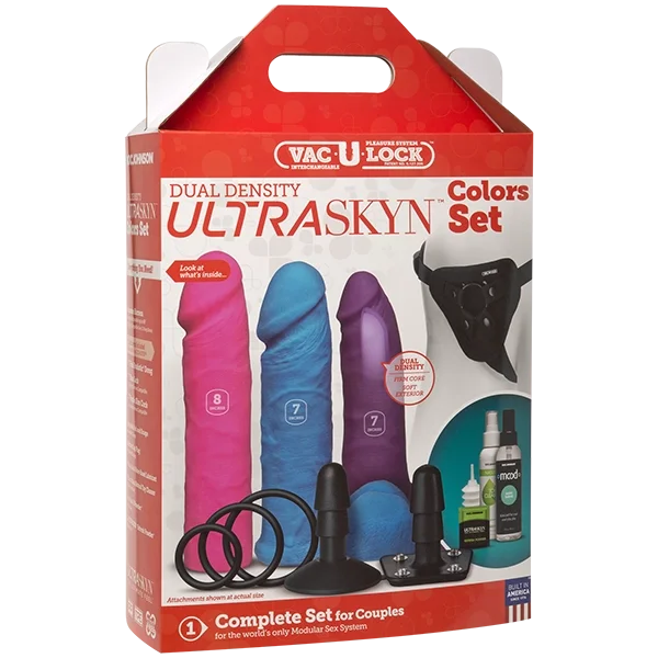Vac-U-Lock Dual Density Ultraskyn Set - Asst. Colors