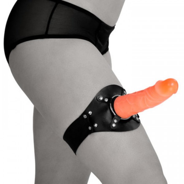 Ride Me Strap-On Thigh Dildo - 7 Inch