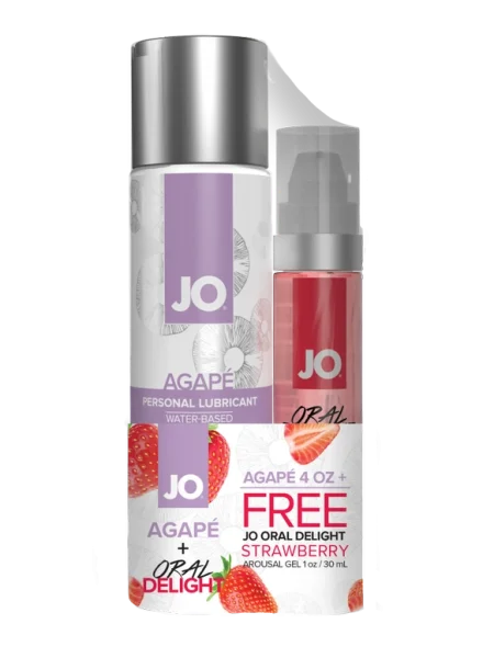 System JO Agape + Oral Delight Strawberry Arousal Gel
