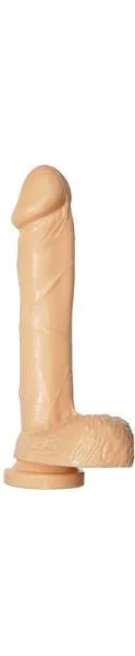 8 Inches Dildo Balls Beige