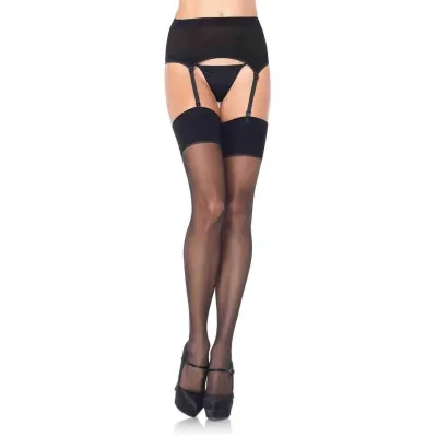 Zara Garter Belt and Stocking One Size Black