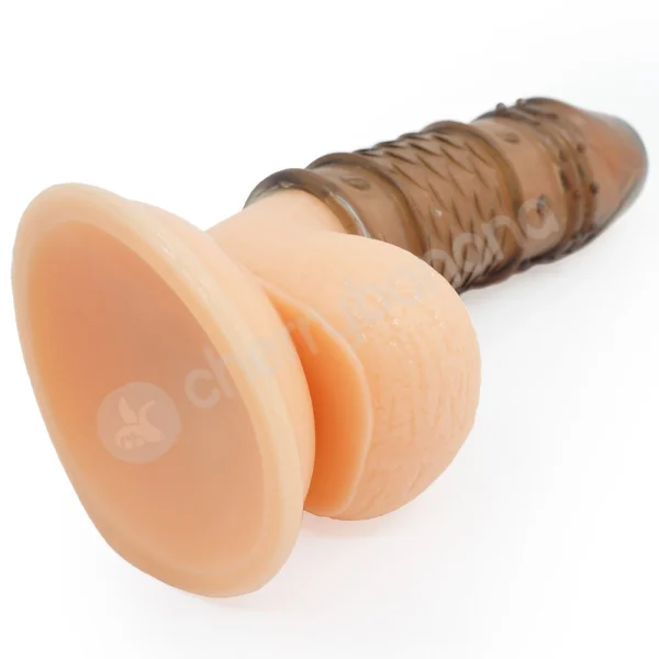 Cherry Banana Grey Love Scales Penis Sleeve
