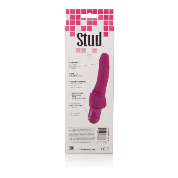 Waterproof Power Stud Cliterrific Dong - Pink
